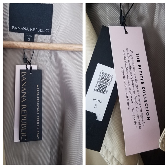 Banana Republic Water Resistant Trench Cape, SP - Picture 10 of 10
